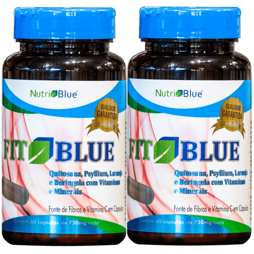Promoção 2 frascos - Suplemento FitBlue em capsulas - Queimador de gordura localizada