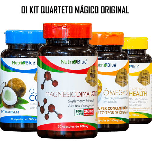 01 Kit Quarteto Mágico Original Nutriblue