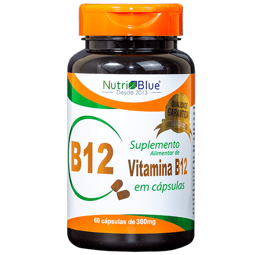 Vitamina B12 60 Capsulas de 380mg