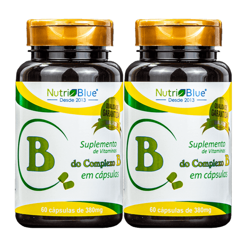 Promoção 2 frascos - Complexo B em Capsulas Nutriblue