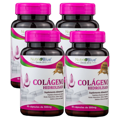 Promoção 4 Frascos - Colageno Hidrolisado com Vitamina 