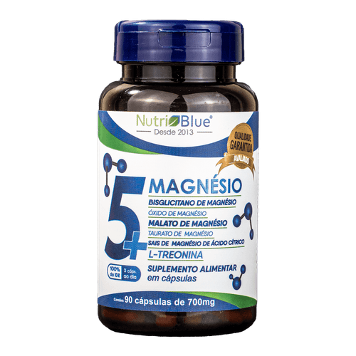 5+ Magnésio Nutriblue: Melhores tipos de Magnésio em um só produto
