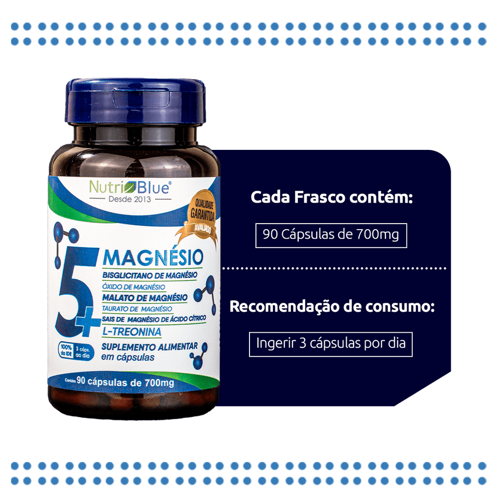 5+ Magnésio Nutriblue: Melhores tipos de Magnésio em um só produto ...